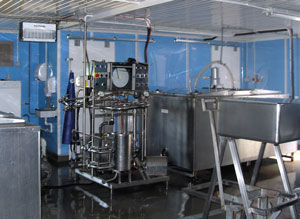 Milk processing plant